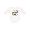 thumbnail image 1 of Inktastic Flower GIrl with Flower Circle Girls Long Sleeve Baby Bodysuit, 1 of 5