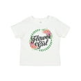 thumbnail image 1 of Inktastic Flower Girl with Flower Circle Girls Toddler T-Shirt, 1 of 5