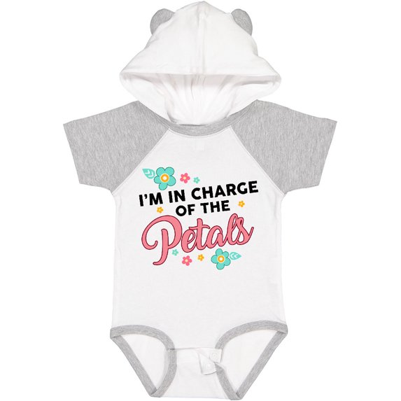 Inktastic Flower Girl I'm in Charge of The Petals Girls Baby Bodysuit