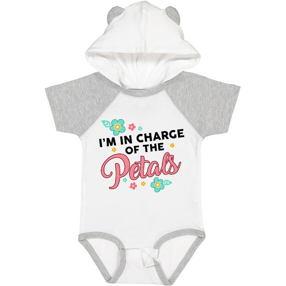 Inktastic Flower Girl I'm in Charge of The Petals Girls Baby Bodysuit