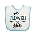thumbnail image 1 of Inktastic Flower Girl Wedding Bridal Party Girls Baby Bib, 1 of 4