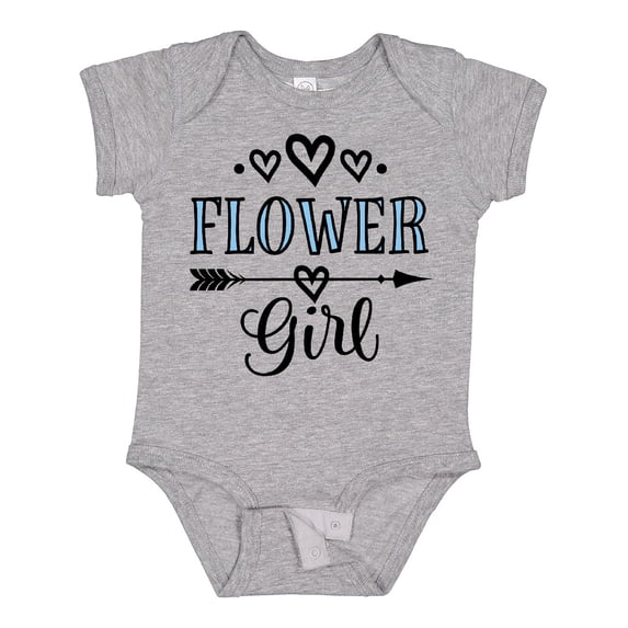 Inktastic Flower Girl Wedding Bridal Party Girls Baby Bodysuit