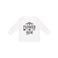 thumbnail image 1 of Inktastic Flower Girl Wedding Bridal Party Girls Long Sleeve Toddler T-Shirt, 1 of 5