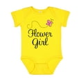 thumbnail image 1 of Inktastic Flower Girl Wedding Butterfly Girls Baby Bodysuit, 1 of 5