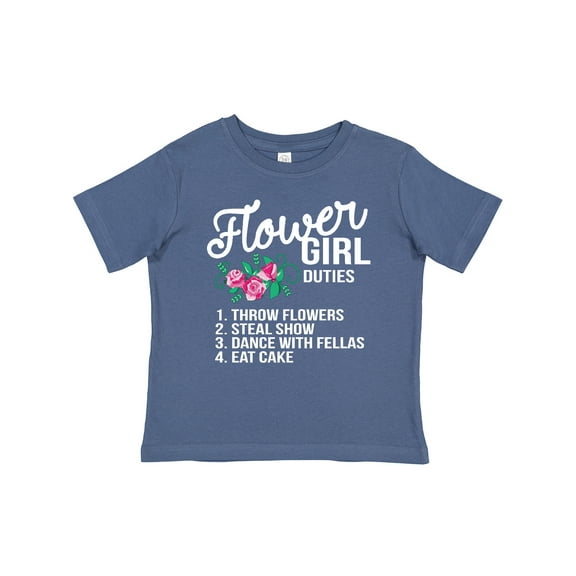 Inktastic Flower Girl Wedding Duties Girls Baby T-Shirt