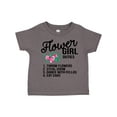 thumbnail image 1 of Inktastic Flower Girl Wedding Duties Girls Toddler T-Shirt, 1 of 5