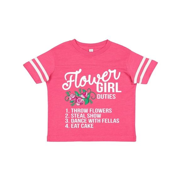 Inktastic Flower Girl Wedding Duties Girls Toddler T-Shirt