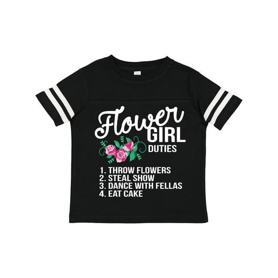 Inktastic Flower Girl Wedding Duties Girls Toddler T-Shirt