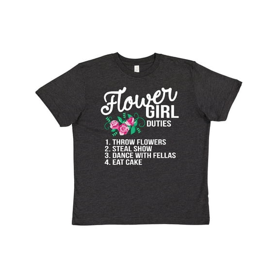 Inktastic Flower Girl Wedding Duties Youth T-Shirt