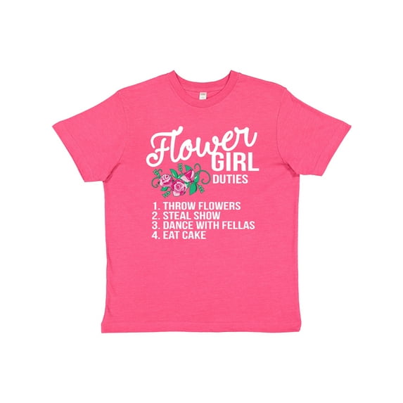 Inktastic Flower Girl Wedding Duties Youth T-Shirt