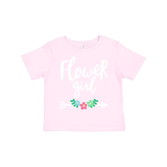 Inktastic Flower Girl with Arrow and Flowers Girls Toddler T-Shirt