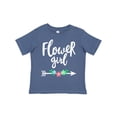 thumbnail image 1 of Inktastic Flower Girl with Arrow and Flowers Girls Toddler T-Shirt, 1 of 5