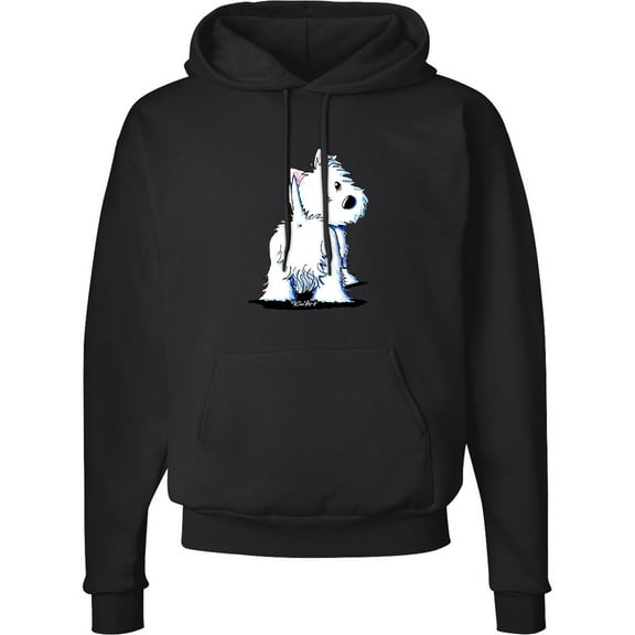 Inktastic Fluffybutt Westie Adult Hoodie Sweatshirt