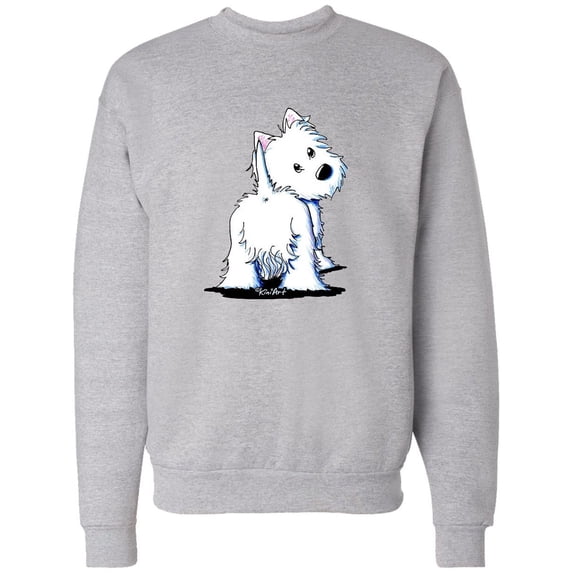 Inktastic Fluffybutt Westie Adult Sweatshirt