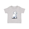 thumbnail image 1 of Inktastic Fluffy Butt Westie Boys or Girls Toddler T-Shirt, 1 of 5