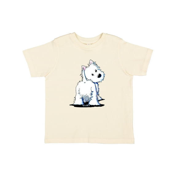 Inktastic Fluffy Butt Westie Boys or Girls Toddler T-Shirt