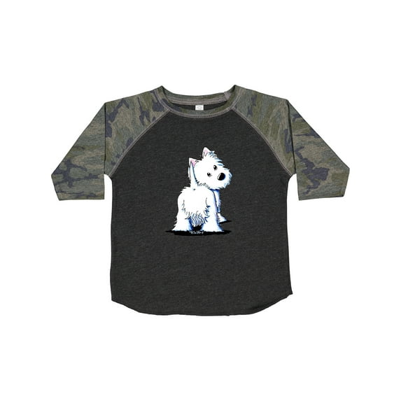 Inktastic Fluffy Butt Westie Boys or Girls Toddler T-Shirt