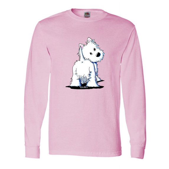 Inktastic Fluffybutt Westie Long Sleeve T-Shirt