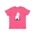 thumbnail image 1 of Inktastic Fluffy Butt Westie Youth T-Shirt, 1 of 5