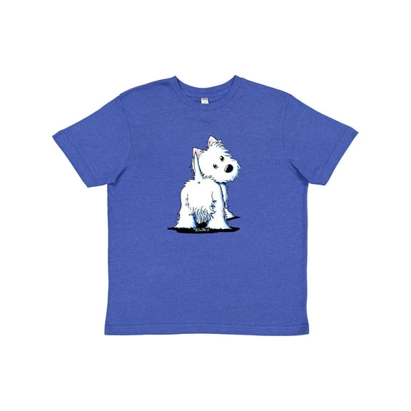 Inktastic Fluffy Butt Westie Youth T-Shirt