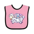 thumbnail image 1 of Inktastic Fluffy Sheep Family Boys or Girls Baby Bib, 1 of 4