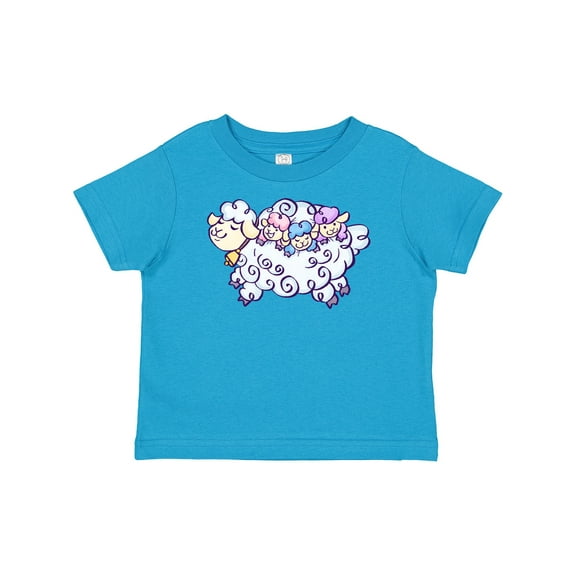 Inktastic Fluffy Sheep Family Boys or Girls Baby T-Shirt