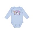 thumbnail image 1 of Inktastic Fluffy Sheep Family Boys or Girls Long Sleeve Baby Bodysuit, 1 of 5
