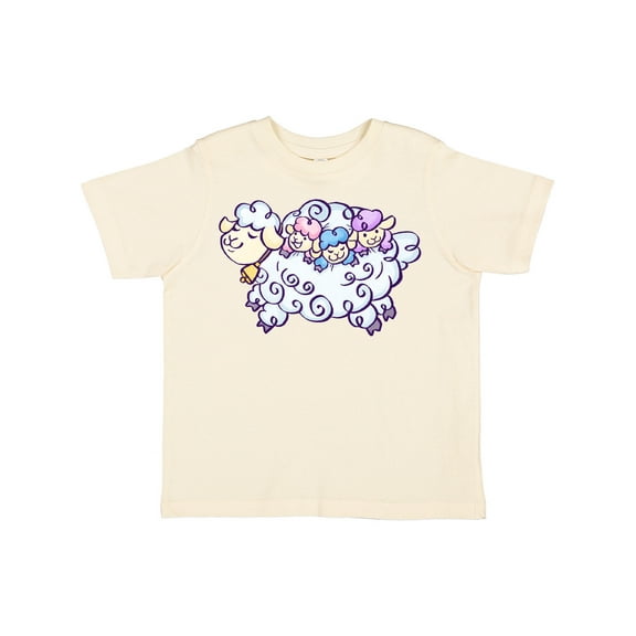 Inktastic Fluffy Sheep Family Boys or Girls Toddler T-Shirt
