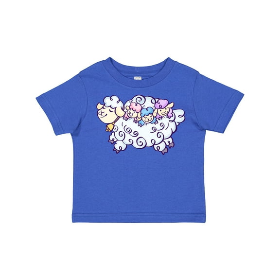 Inktastic Fluffy Sheep Family Boys or Girls Toddler T-Shirt