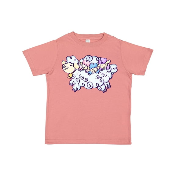 Inktastic Fluffy Sheep Family Boys or Girls Toddler T-Shirt
