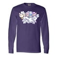 thumbnail image 1 of Inktastic Fluffy Sheep Family Long Sleeve T-Shirt, 1 of 5