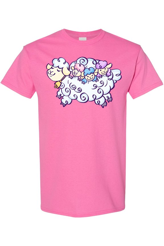 Fluffy Sheep Family T-Shirt