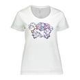 thumbnail image 1 of Inktastic Fluffy Sheep Family Women's Plus Size T-Shirt, 1 of 5