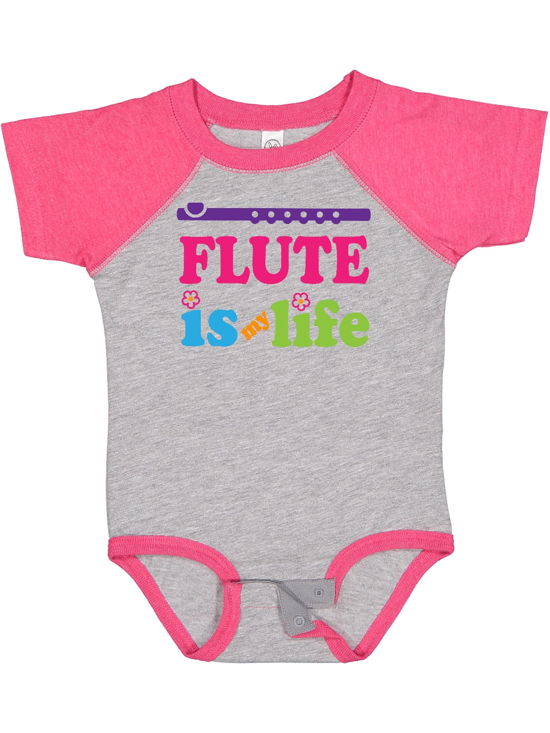 Inktastic Flute Music Band Gift Gift Baby Girl Bodysuit