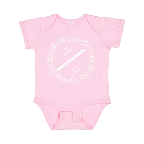 Inktastic Flute Musician Instrument Boys or Girls Baby Bodysuit
