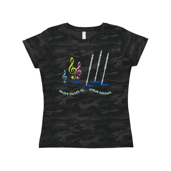 Inktastic Flute Player Gift (treble) Women's T-Shirt