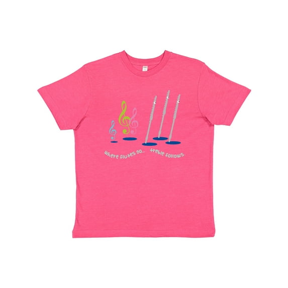 Inktastic Flute Player Gift (treble) Youth T-Shirt