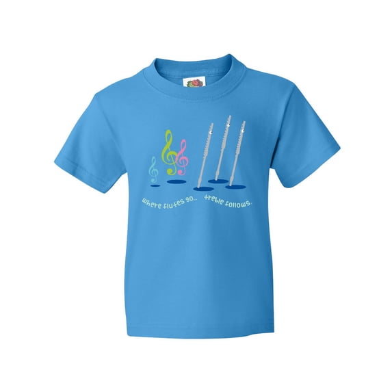 Inktastic Flute Player Gift (treble) Youth T-Shirt