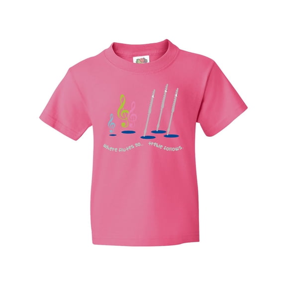 Inktastic Flute Player Gift (treble) Youth T-Shirt