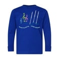 thumbnail image 1 of Inktastic Flute Player Treble Long Sleeve Youth T-Shirt, 1 of 5