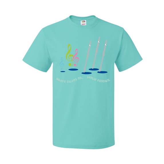 Inktastic Flute Player (treble) T-Shirt
