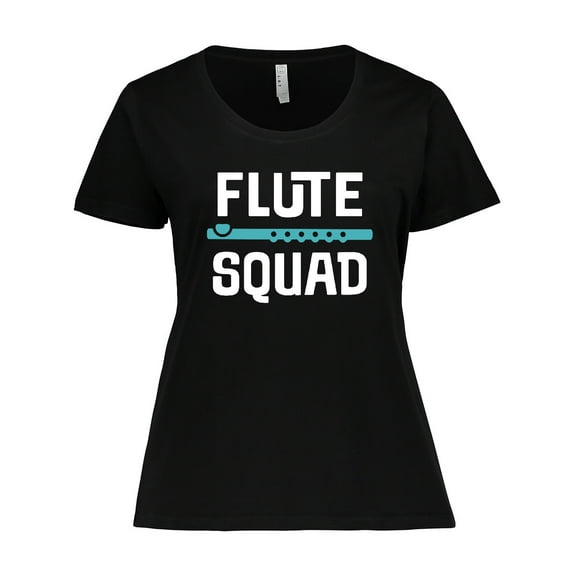Inktastic Flute Squad Marching Band Women's Plus Size T-Shirt