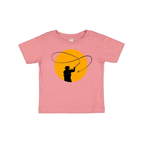 Inktastic Fly Fishing Sun Silhouette Boys or Girls Baby T-Shirt