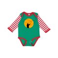 thumbnail image 1 of Inktastic Fly Fishing Sun Silhouette Boys or Girls Long Sleeve Baby Bodysuit, 1 of 5