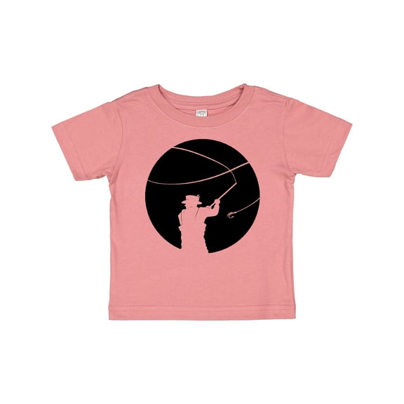 Inktastic Fly Fishing silhouette Boys or Girls Baby T-Shirt