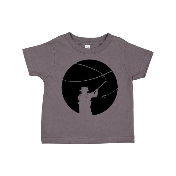 Inktastic Fly Fishing silhouette Boys or Girls Toddler T-Shirt