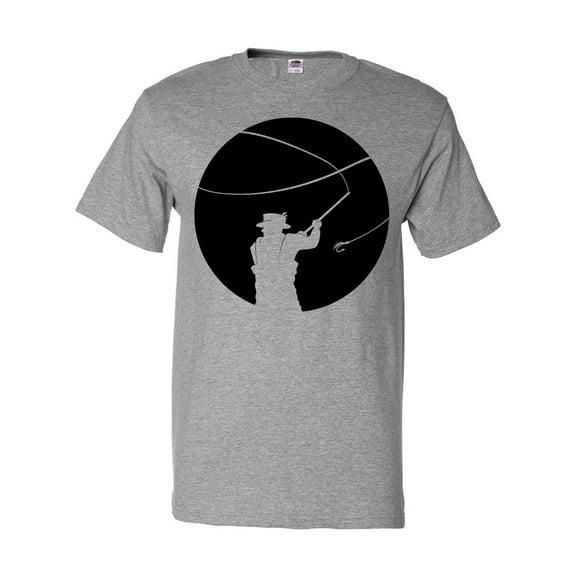 Inktastic Fly Fishing silhouette T-Shirt