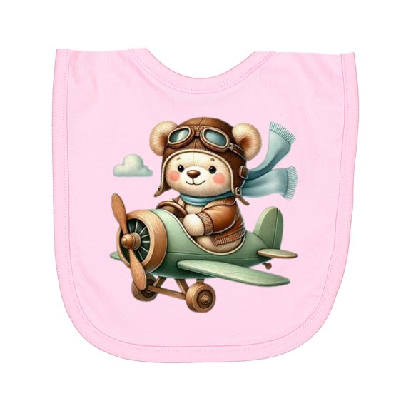 Inktastic Flying Bear Newborn Bib