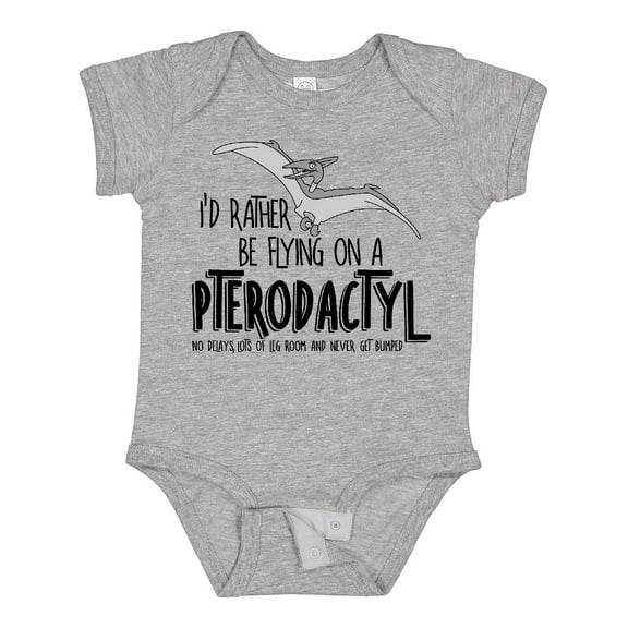 Inktastic Flying Pterodactyl Boys or Girls Baby Bodysuit