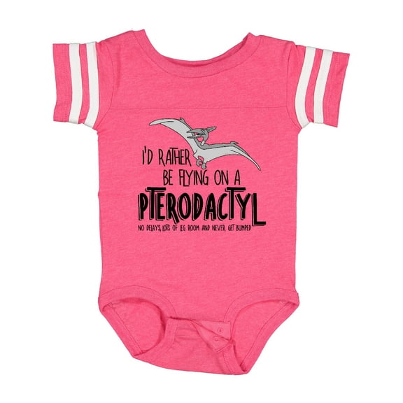 Inktastic Flying Pterodactyl Boys or Girls Baby Bodysuit